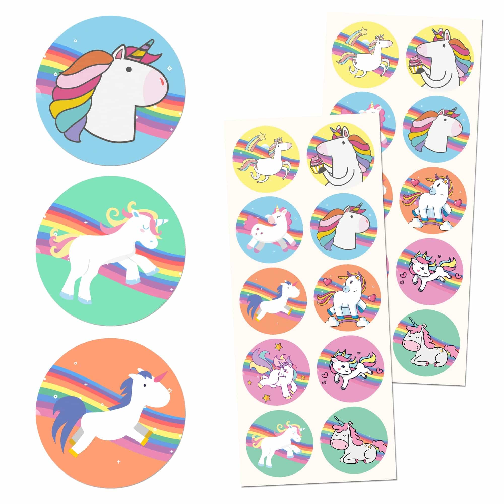 Unicorn - Kids' Sticker Set - TownStix